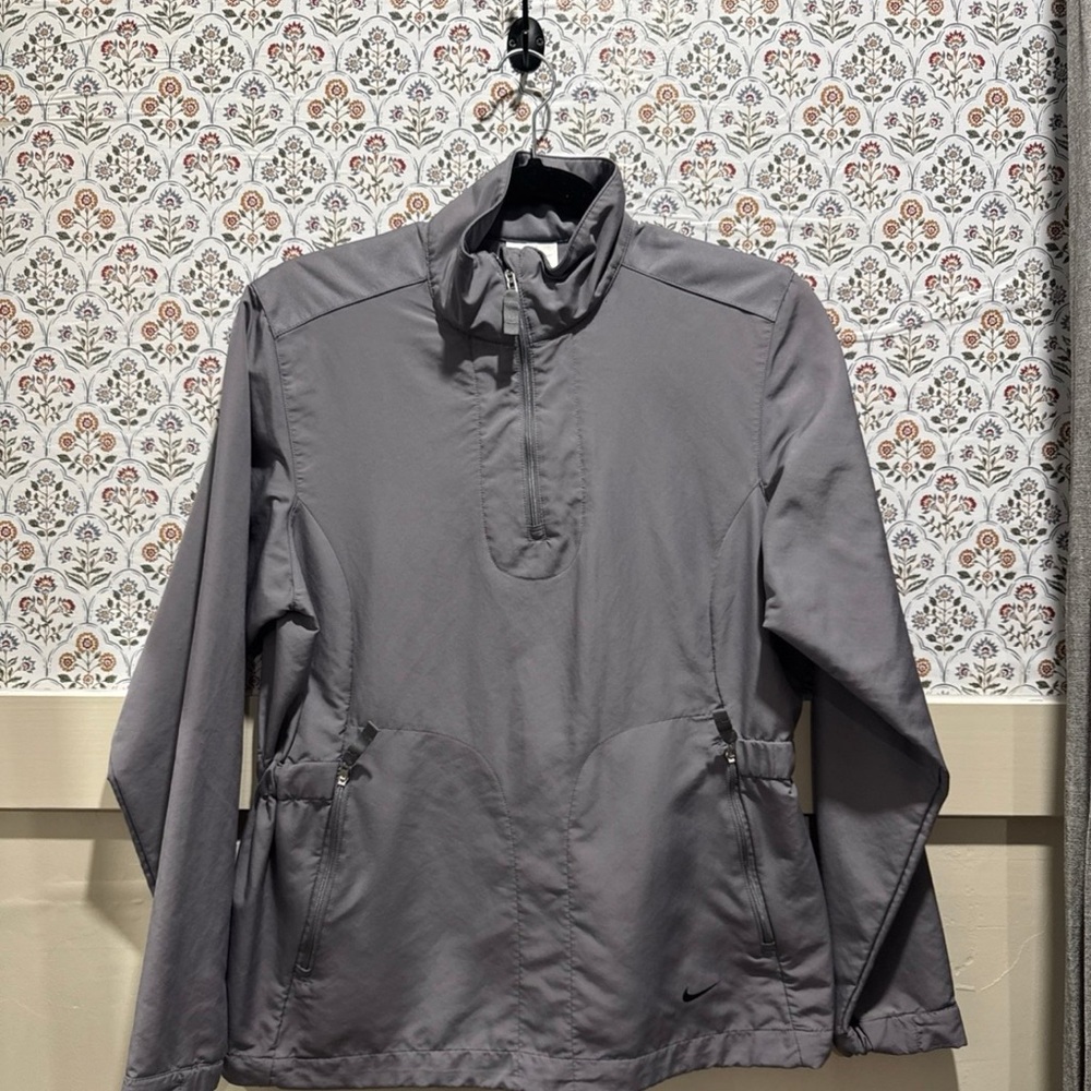 Nike Gray Windbreaker Jacket